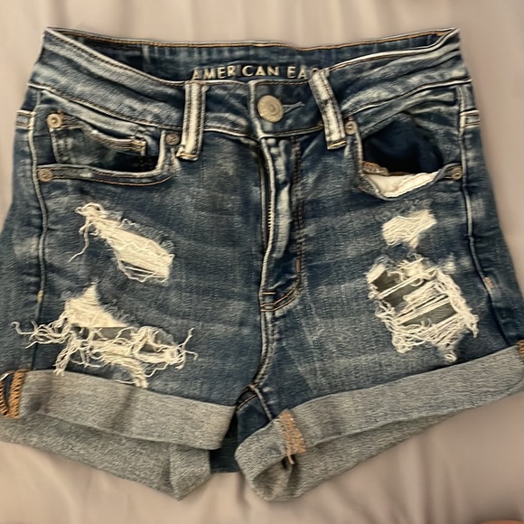 American Eagle”best level stretch “ Jean shorts - Picture 3 of 4
